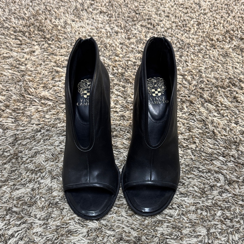 Vince Camuto Black Heeled Booties